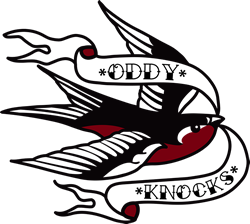 Oddy Knocks Tattoo Logo