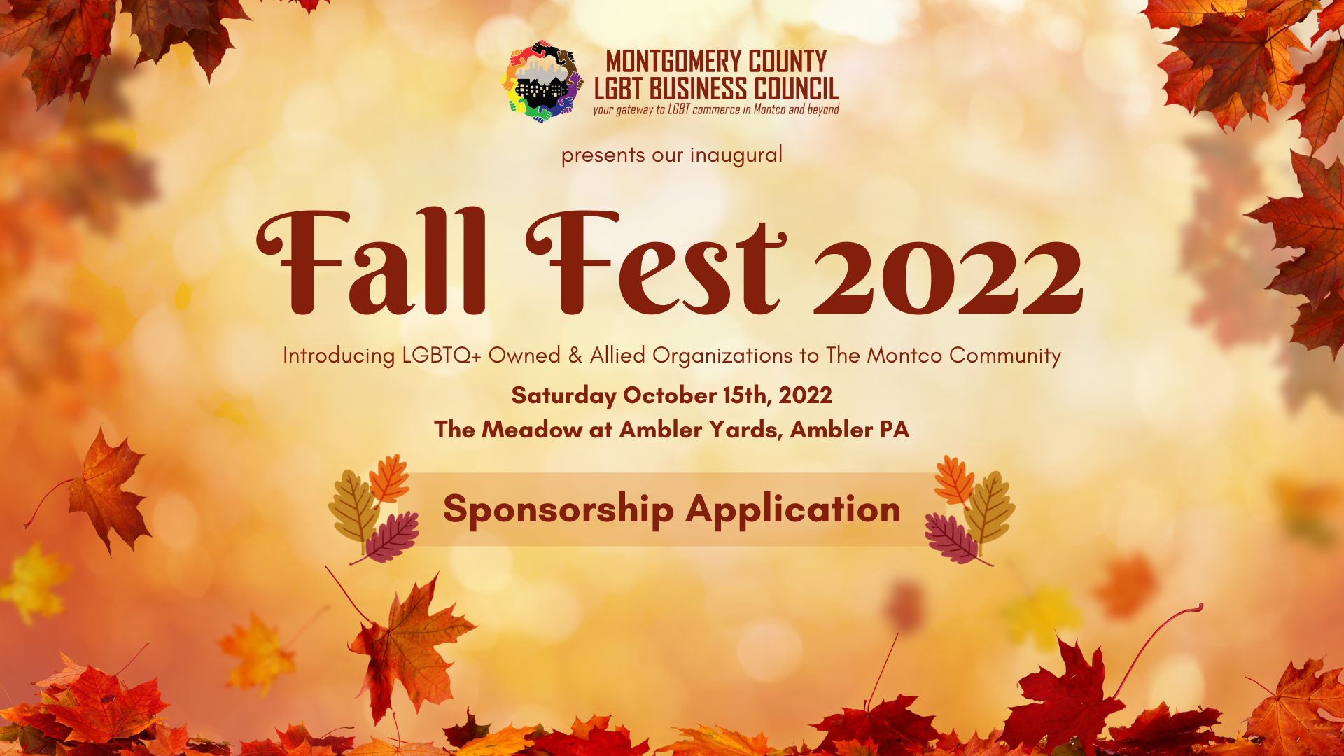 fall fest 2022 sponsorship application