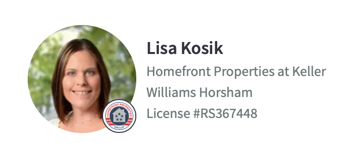 Lisa Kosik – Home Front Properties at Keller Williams Horsham Logo